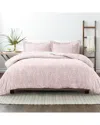 Home Collection Ultra Soft Romantic Damask 3pc Duvet Set In Pink