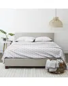 Home Collection Ultra Soft Soft Bouquet 4pc Sheet Set In Grey
