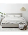 Home Collection Ultra Soft Spotted Leaves 4pc Sheet Set In Grey