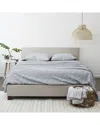 Home Collection Ultra Soft Trellis Vine 4pc Sheet Set In Grey