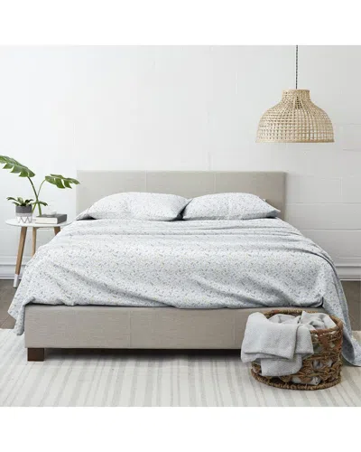 Home Collection Ultra Soft Wildflower 4pc Sheet Set In White