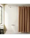 Home Collection Waffle Texture Shower Curtain In Multi