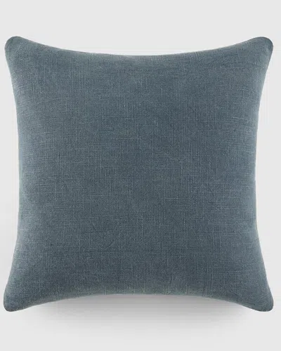 Home Collection Washed & Distressed Cotton Throw Pillow In Blue