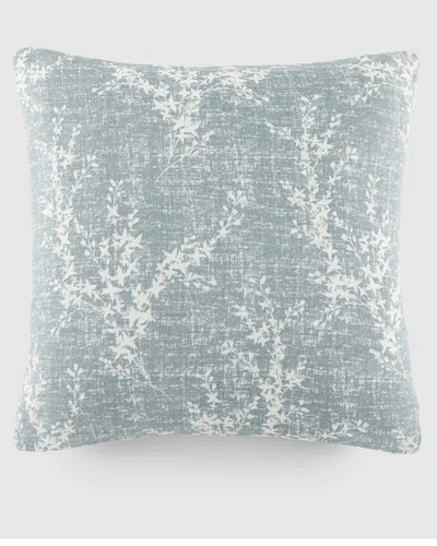 Home Collection Willow Cotton Decor Throw Pillow In Blue