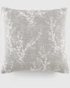 Home Collection Willow Cotton Decor Throw Pillow Light Gray In Gray