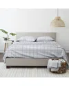 Home Collection Woven 4pc Flannel Sheet Set In Blue