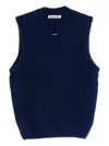 Home Core Baby Fioras V-neck Sleeveless Vest In Blue
