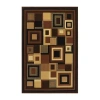 Home Dynamix Catalina Virginia Geometric Loomed Indoor Rectangular Area Rug In Black