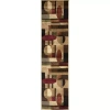 Home Dynamix Jasmine 21"x86" Abstract Rectangular Runner In Brown