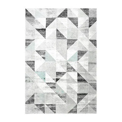 Home Dynamix Nicole Miller Patio Sofia Holy Geometric Outdoor Rectangular Area Rug In Gray