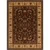 Home Dynamix Royalty Elati Border Rectangular Area Rug In Brown