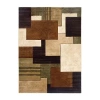 Home Dynamix Tribeca Mason Abstract Rectangular Rug In Brown