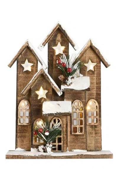 Home Essentials And Beyond 12-inch Lighted Telluride Lodge In Multi