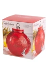 Home Essentials And Beyond Christmas Ornament 1.5-gallon Beverage Dispenser In Red