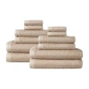 Home Expressions 12- Pc Solid Bath Towel Set In Sand