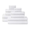 Home Expressions 12- Pc Solid Bath Towel Set In White