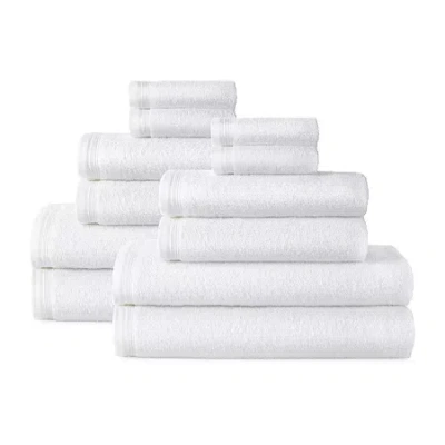 Home Expressions 12- Pc Solid Bath Towel Set In White