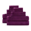 Home Expressions 12-pc. Solid Bath Towel Set In Purple