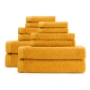 Home Expressions 12-pc. Solid Bath Towel Set In Yellow