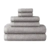 Home Expressions 6-pc. Solid Bath Towel Set In Gray