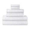 Home Expressions 6-pc. Solid Bath Towel Set In White