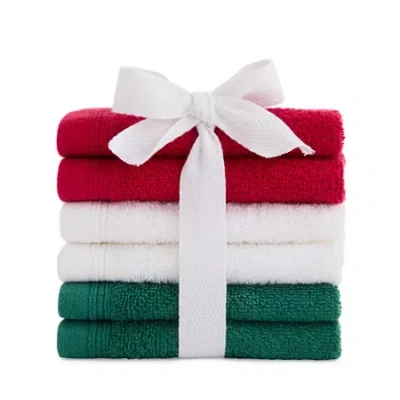 Home Expressions 6pc Washcloth Set In Multi