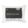 Home Expressions Adjustable Foam Pillow In White