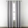 Home Expressions Allister Grommet Top Energy Saving 100% Blackout Single Curtain Panel In Gray