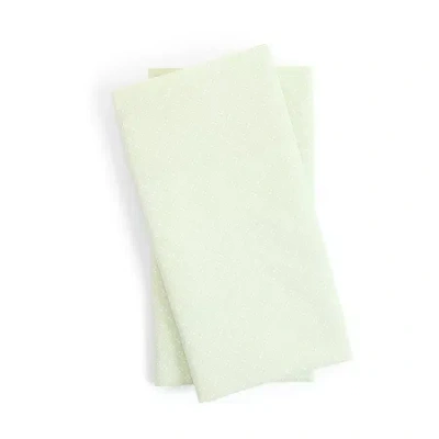 Home Expressions Cool And Crisp Cotton Percale 2-pack Pillowcase In Green