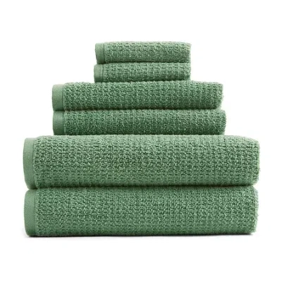 Home Expressions Quick Dri 12-pc Towel Set In Green