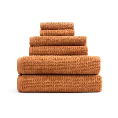 Home Expressions Quick Dri 6-pc Towel Set In Brown