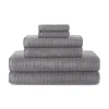 Home Expressions Quick Dri Benzoyl Peroxide Friendly Bath Towel In Gray
