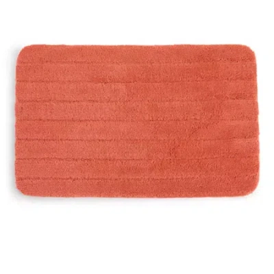 Home Expressions Quick Dri Plus Bath Rug In Orange
