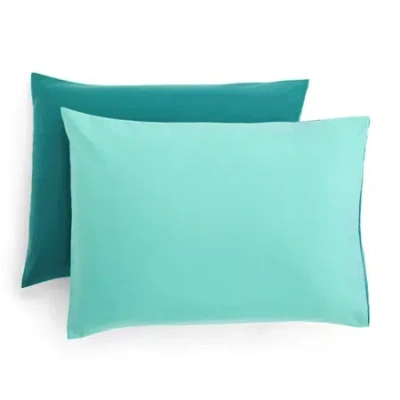 Home Expressions Ultra Soft Reversible Pillow Sham In Green