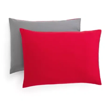 Home Expressions Ultra Soft Reversible Pillow Sham In Red