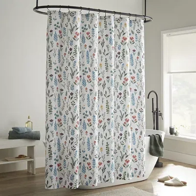Home Expressions Wildflowers Shower Curtain In Multi