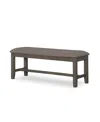 Home Furniture Outfitters Allston Park Gray Farmhouse Bench In Gray