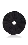 Home Of Hai Dupion Silk Scrunchie In Black