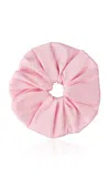 Home Of Hai Dupion Silk Scrunchie In Pink