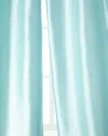 Home Silks 108"l Manhattan Curtain In Light Blue