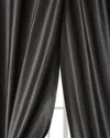 Home Silks 108"l Manhattan Curtain In Steele