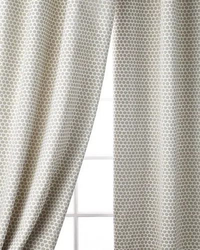 Home Silks Chancery Curtain Panel, 108" In Gray
