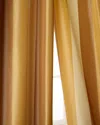 Home Silks Each 96"l Juniper Curtain In Gold