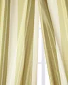 Home Silks Each 96"l Juniper Curtain In Green