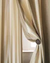 Home Silks Each Hampton Curtain, 120"l In Beige