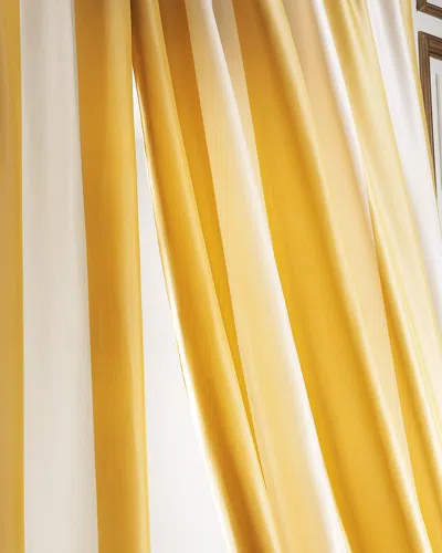 Home Silks Each Hampton Curtain, 120"l In Gold