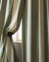 Home Silks Each Hampton Curtain, 120"l In Green