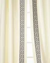 Home Silks Felix Curtain Panels, 108" In Black