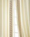 Home Silks Felix Curtain Panels, 108" In Gold