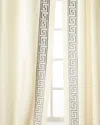 Home Silks Felix Curtain Panels, 108" In Gray